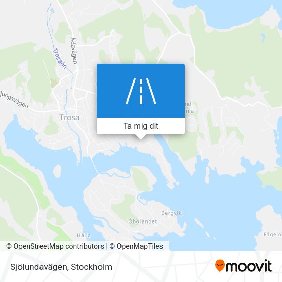 Sjölundavägen karta
