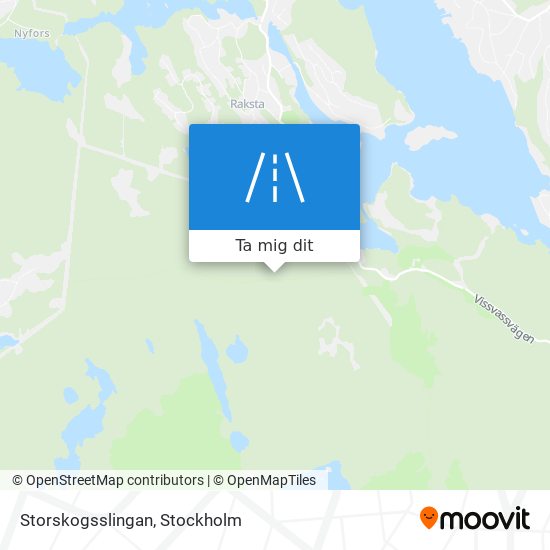 Storskogsslingan karta