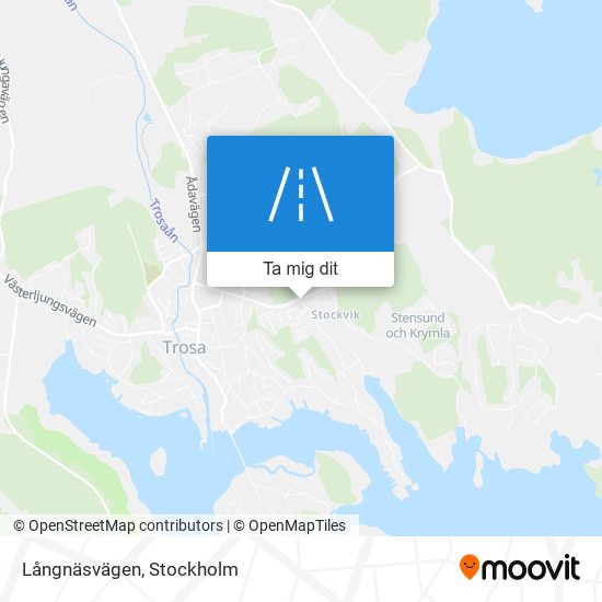 Långnäsvägen karta