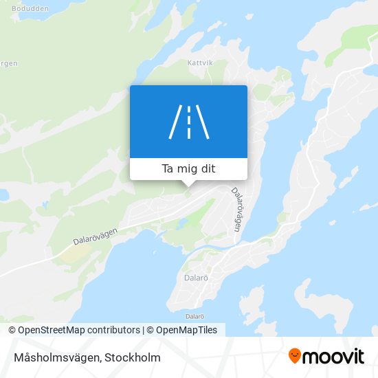 Måsholmsvägen karta