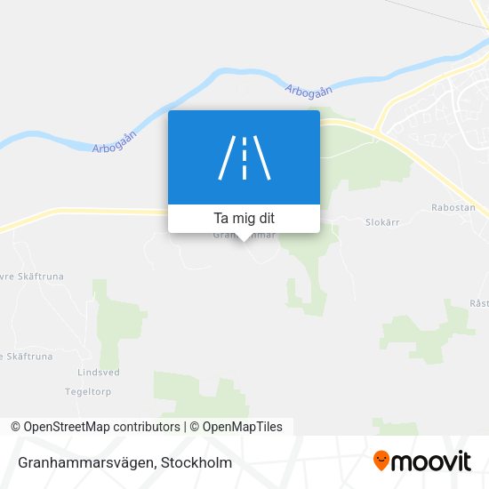 Granhammarsvägen karta