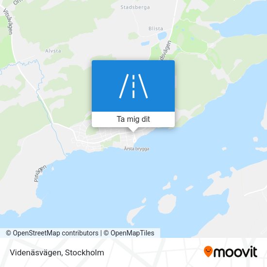 Videnäsvägen karta