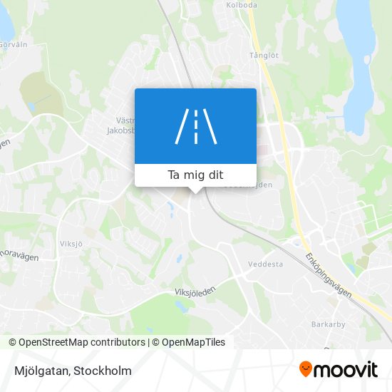 Mjölgatan karta