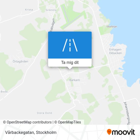 Vårbackegatan karta