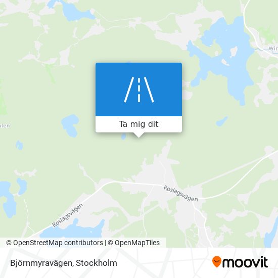 Björnmyravägen karta