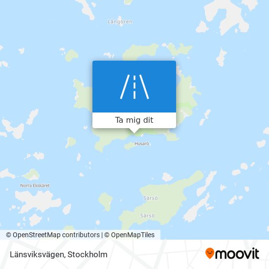 Länsviksvägen karta