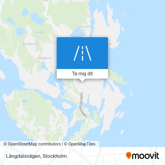 Långdalsvägen karta