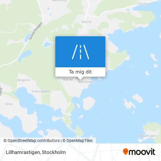 Lillhamrastigen karta