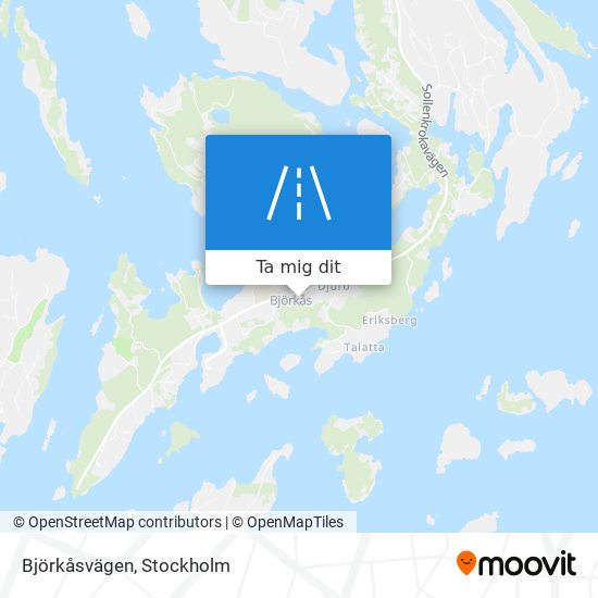 Björkåsvägen karta