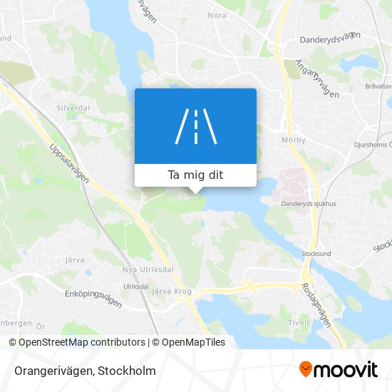 Orangerivägen karta