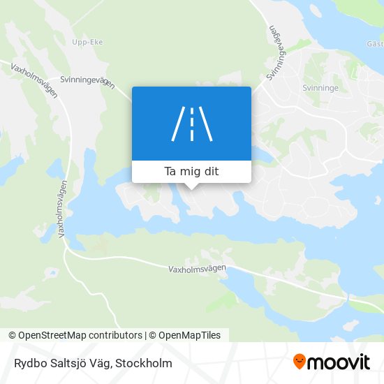 Rydbo Saltsjö Väg karta