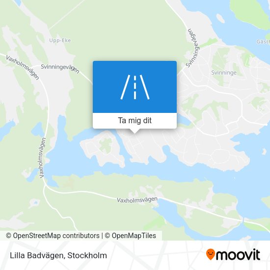 Lilla Badvägen karta