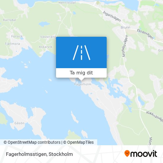 Fagerholmsstigen karta