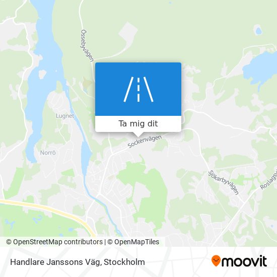 Handlare Janssons Väg karta