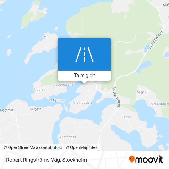 Robert Ringströms Väg karta