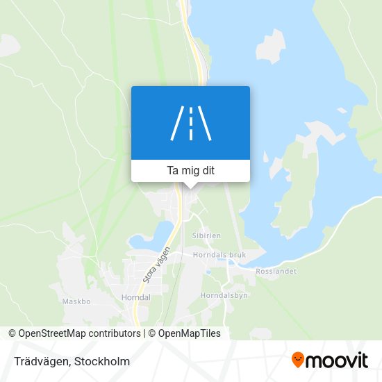 Trädvägen karta