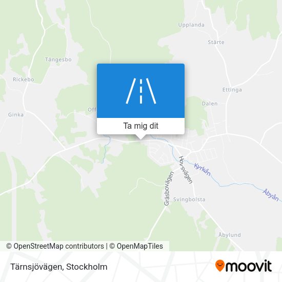 Tärnsjövägen karta
