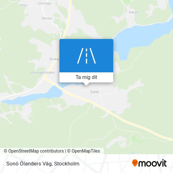 Sonö Ölanders Väg karta