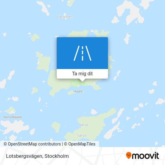 Lotsbergsvägen karta
