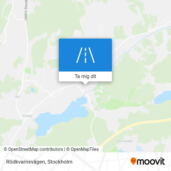 Rödkvarnsvägen karta