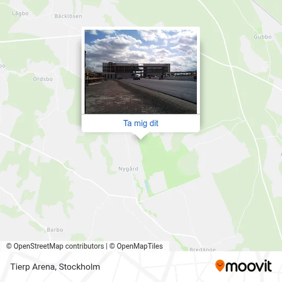 Tierp Arena karta