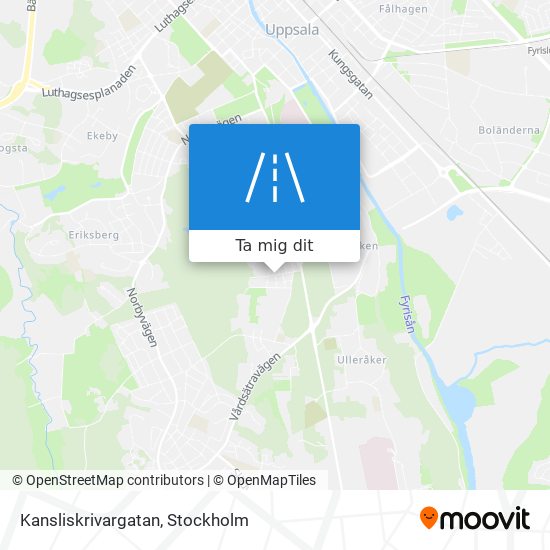 Kansliskrivargatan karta