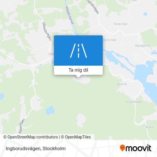 Ingborudsvägen karta