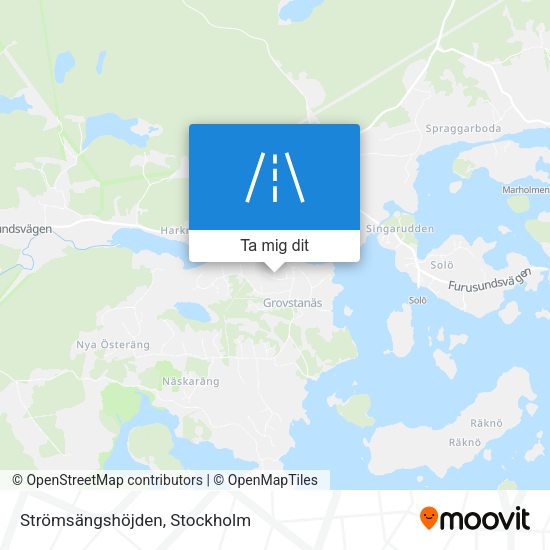 Strömsängshöjden karta