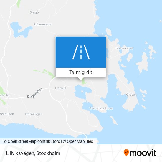 Lillviksvägen karta