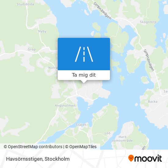 Havsörnsstigen karta