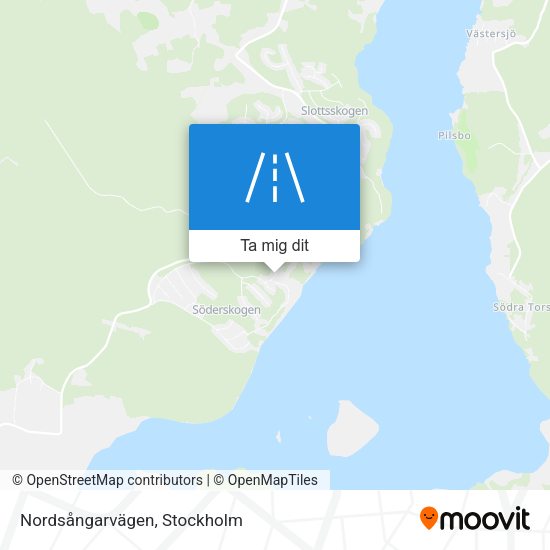 Nordsångarvägen karta