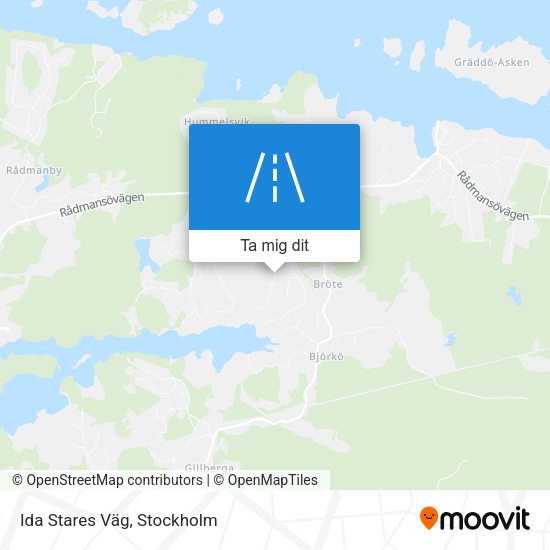 Ida Stares Väg karta