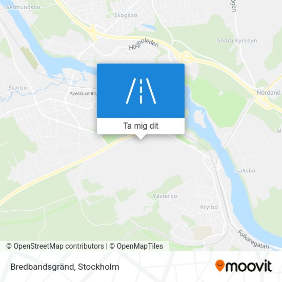 Bredbandsgränd karta