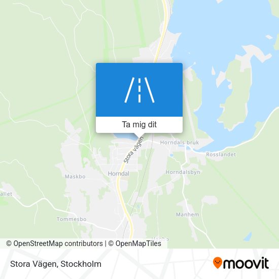 Stora Vägen karta