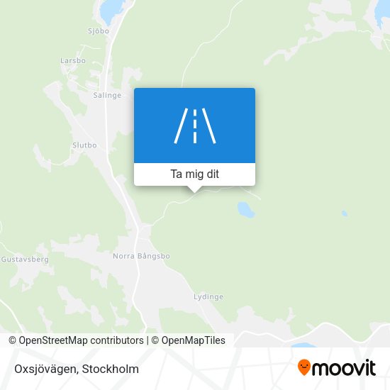 Oxsjövägen karta