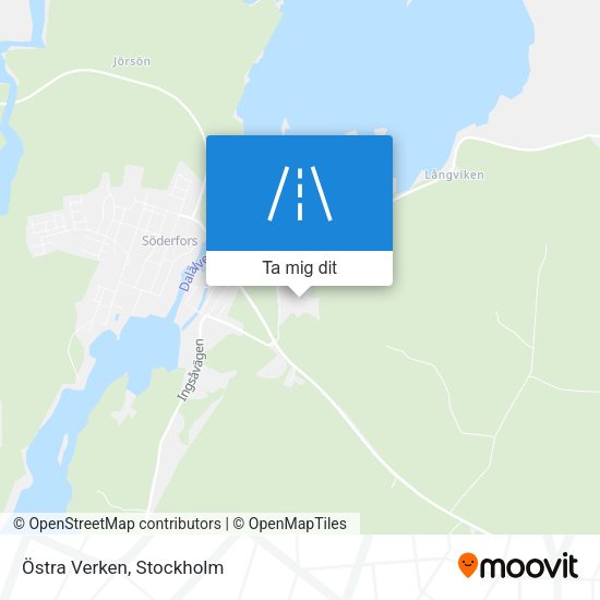 Östra Verken karta