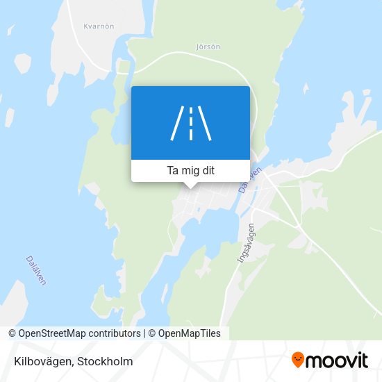 Kilbovägen karta