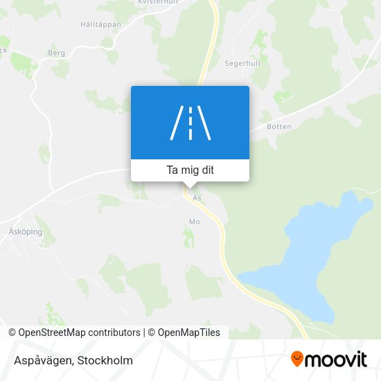 Aspåvägen karta