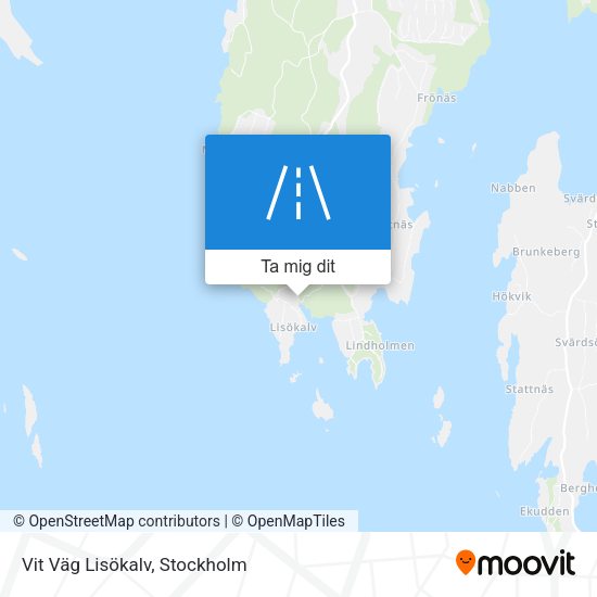 Vit Väg Lisökalv karta