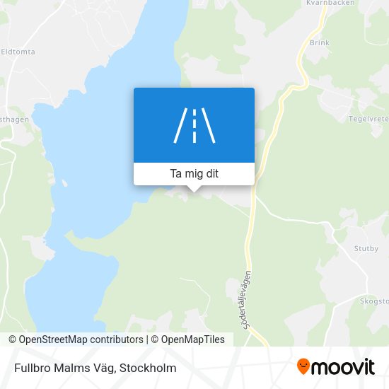 Fullbro Malms Väg karta
