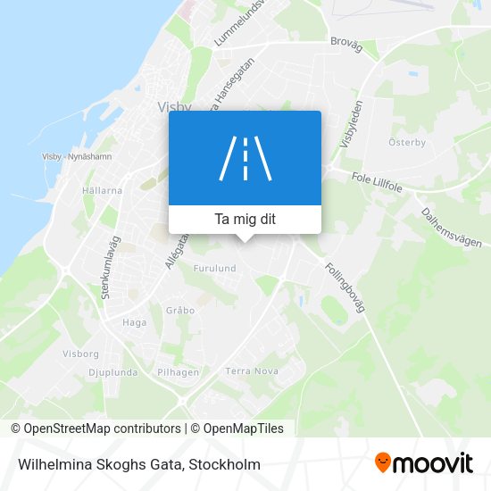 Wilhelmina Skoghs Gata karta