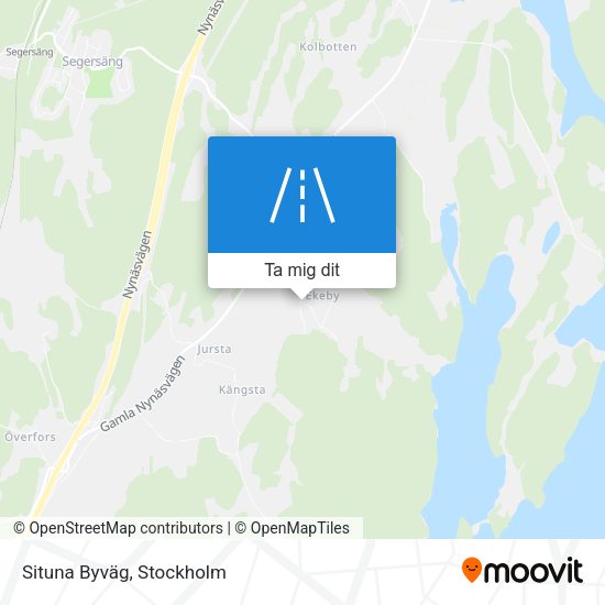Situna Byväg karta
