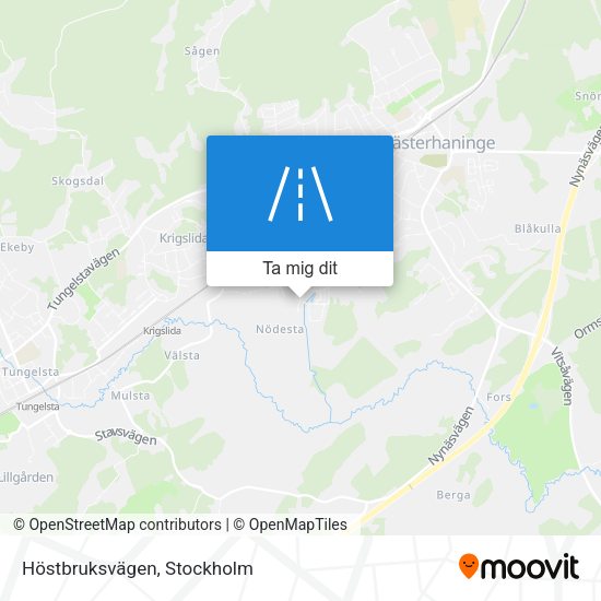 Höstbruksvägen karta