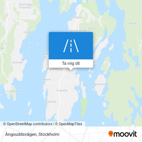 Ängsuddsvägen karta