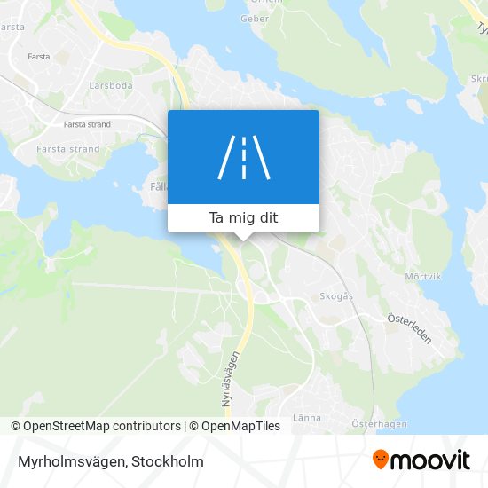 Myrholmsvägen karta