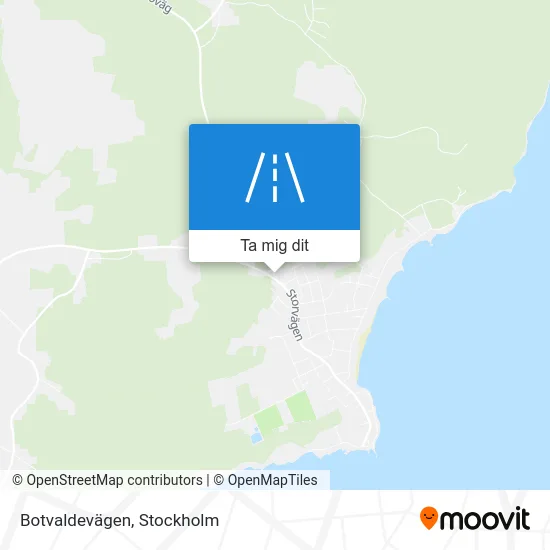 Botvaldevägen karta