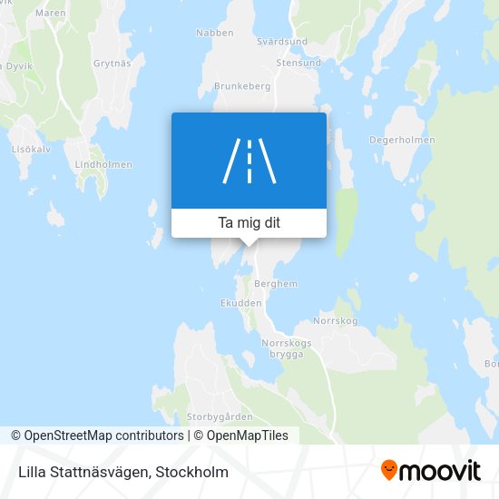 Lilla Stattnäsvägen karta