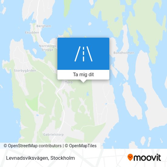 Levnadsviksvägen karta