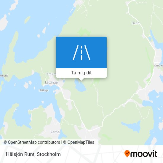 Hålsjön Runt karta