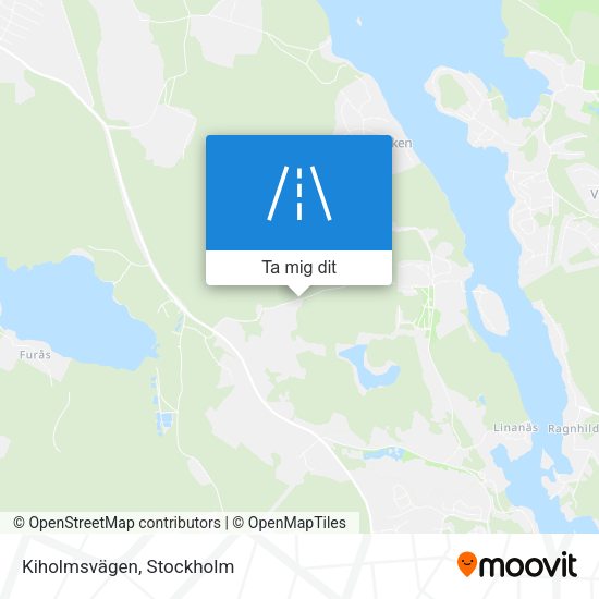 Kiholmsvägen karta